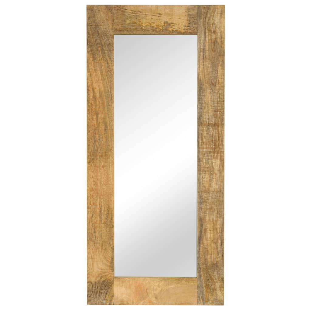Zrcadlo z masivního mangovníkového dřeva 50 x 110 cm