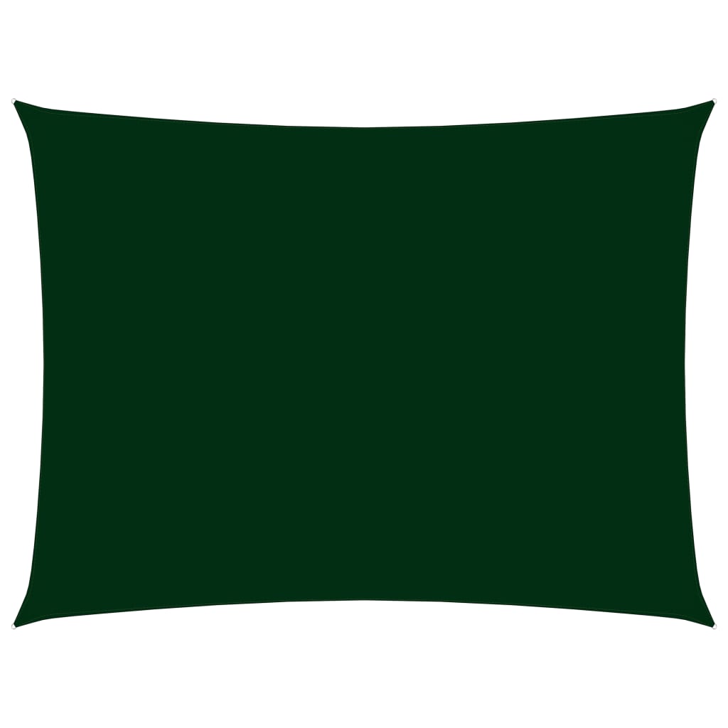 Stínicí plachta oxfordská látka obdélníková 5x7 m tmavě zelená