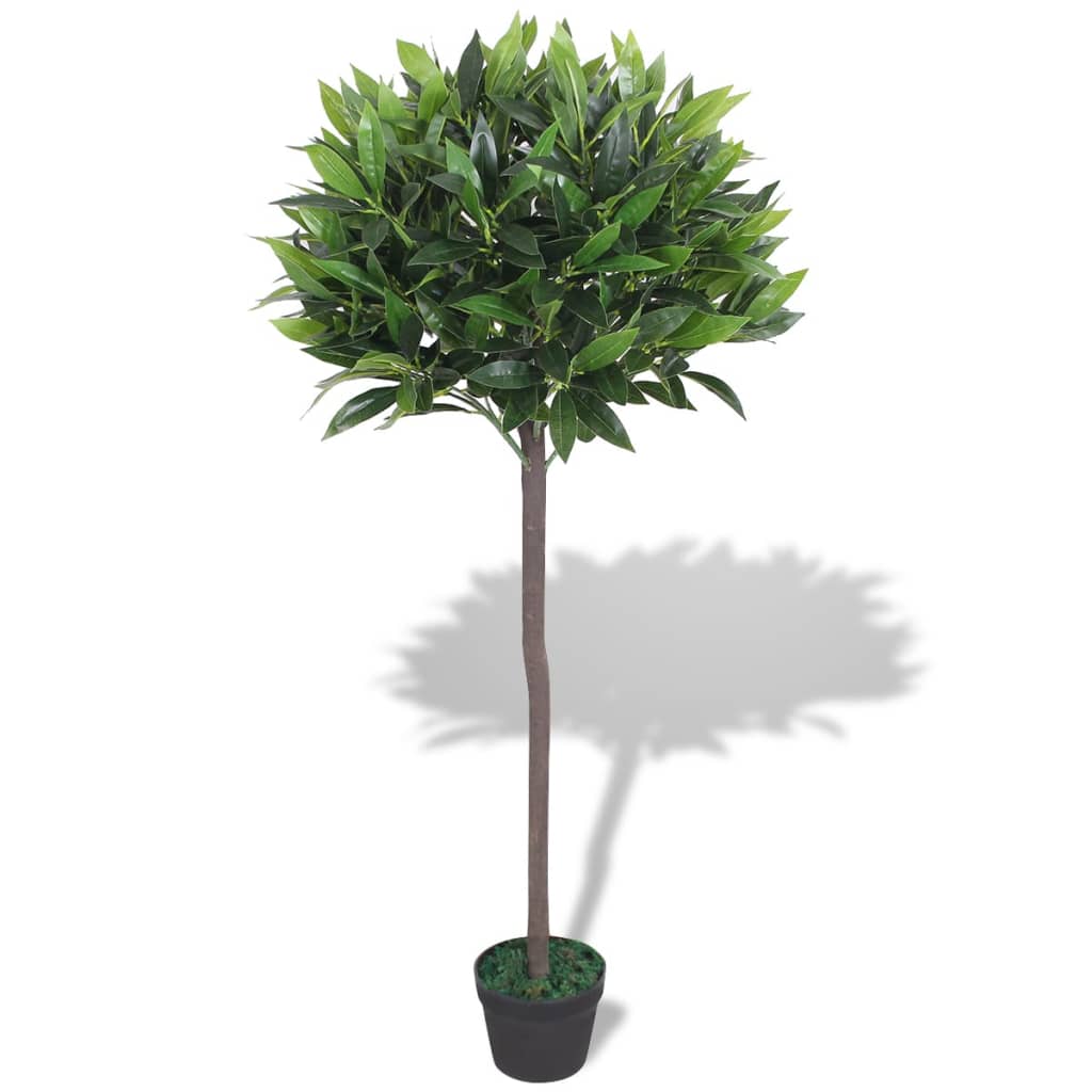 Umělá rostlina vavřín s květináčem 125 cm zelený
