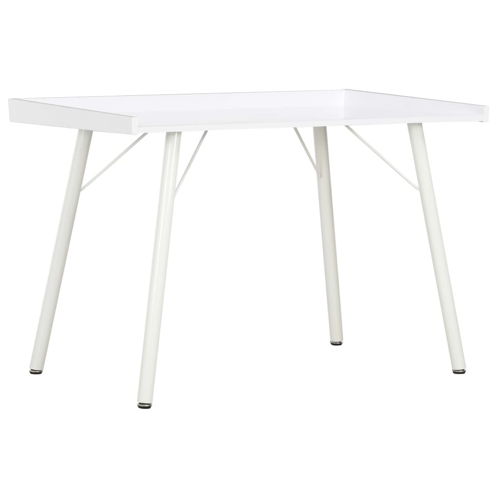 PETROMILA Psací stůl bílý 90 x 50 x 79 cm