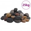 Leštěné oblázky 25 kg mix barev 5–8 cm