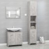 3dílný set koupelnového nábytku betonově šedý dřevotříska