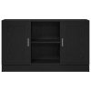 Servírovací skříň Černá 120 x 30.5 x 70 cm Kompozitní dřevo