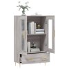 Skříň highboard šedá sonoma 69,5 x 31 x 115 cm kompozitní dřevo