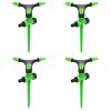 Rotační postřikovače 4 ks zelené a černé 16x13,5x25,5 cm ABS&PP