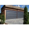 Rolovací garážová vrata LA52 šířka 210cm (ovládání vrat: manuální - madlo + pružinová protiváha, výška stavebního otvoru mezi: 281-300cm)
