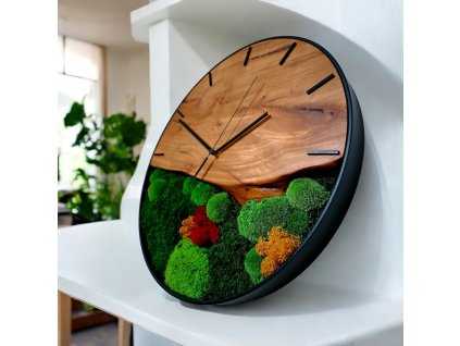 Mechové hodiny - Třešeň