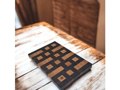 Maxi END-GRAIN deska - Buk. Am. ořech