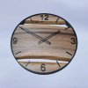 Masivní hodiny s ořechovým dřevem