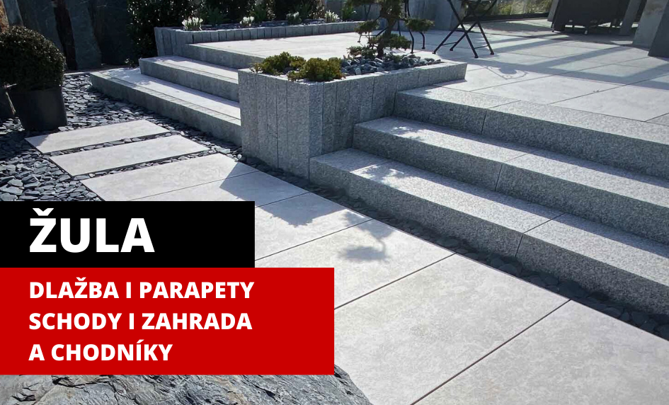 Žula - Dlažba I Parapety I Schody I Zahrada a chodníky