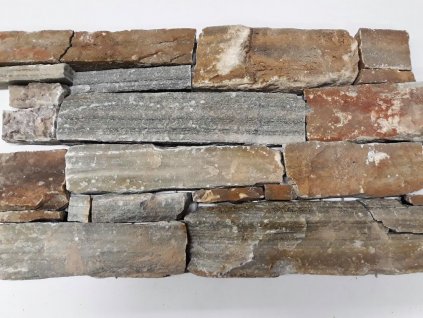 Kvarcit Nordic hrubý - na kovové mřížce 20x55 cm