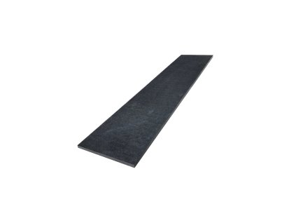 Čedičová stupnice Bazalt Black opalovaná 150x33x3 cm