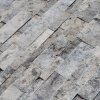 10107183 Silver Travertine Stacked Stone Ledger Panel close view 2S3A2643