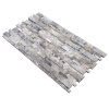 10107183 Silver Travertine Stacked Stone Ledger Panel multi angle view 2S3A2641