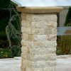 Travertine Noce Splitface dlaždice 7,5xFLx2,5 cm 7