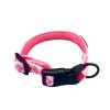 Látkový obojek pro psa pink