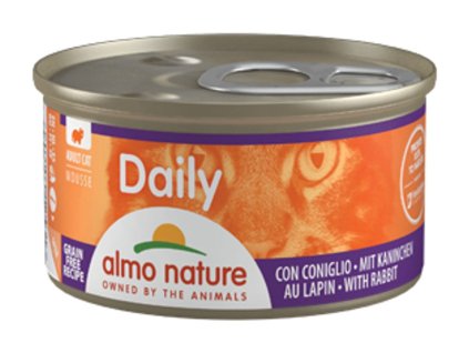 Almo Nature Daily Pěna s králíkem 85g