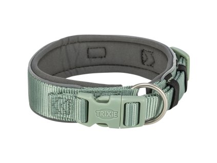 PREMIUM obojek extra široký, šalvěj/grafit (Velikost obojku PREMIUM extra široký L-XL: 53-62 cm/50 mm)