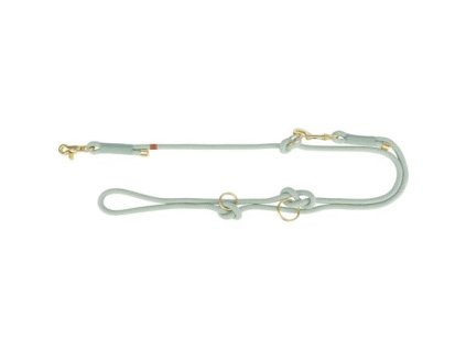 Soft Rope prodlužovací kulaté tkané vodítko, šalvěj/máta (Velikost vodítka SOFT ROPE prodlužovací XS-S: 2,00 m/ 6 mm)