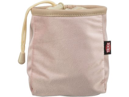 Snack bag, semišový sáček na pamlsky, ø 9 × 14 cm