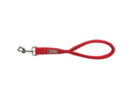 Krátké vodítko PREMIUM, M-XL: 37 cm/25 mm, červená