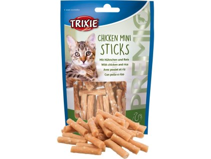 Premio MINI STICKS - mini tyčinky kuřecí s rýží 50 g