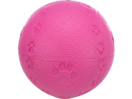Míč s packami a zvukem (Velikost míčku ø 6 cm, barva růžová)
