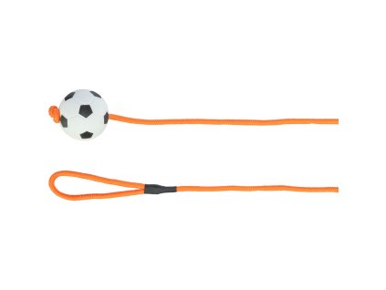 Vrhací míč mechová guma na šňůře 6cm/1m TRIXIE