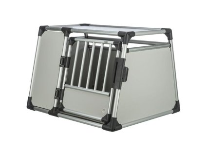 Transportní klec - hliníkový rám, pevné panely 93x65x81 cm, nosnost 40 kg