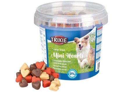 Trainer snack Mini Hearts 200 g - kuře, jehněčí a losos