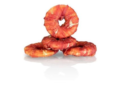 KIDDOG BUFFET kachní masíčko na buvolím kroužku 9 cm (1 ks)