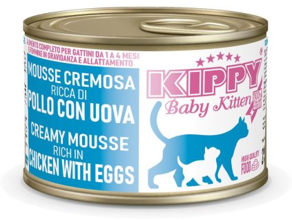 Kippy Baby Kitten krémová pěna s kuřetem pro kočky 200g