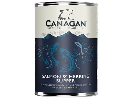 Canagan Dog konzerva - Losos a Sleď 400 g
