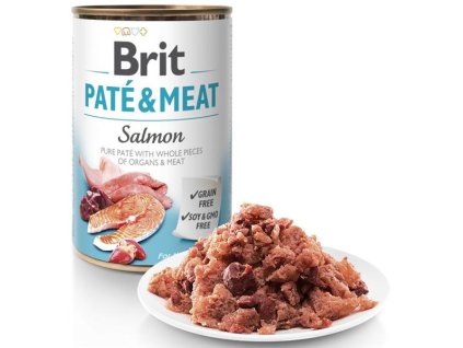Brit Paté & Meat konzerva Salmon 400 g