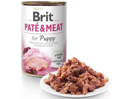 Brit Paté & Meat konzerva Puppy (pro štěňata) 400 g