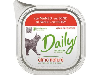 Almo Nature Daily Menu Cat vanička hovězí 100g