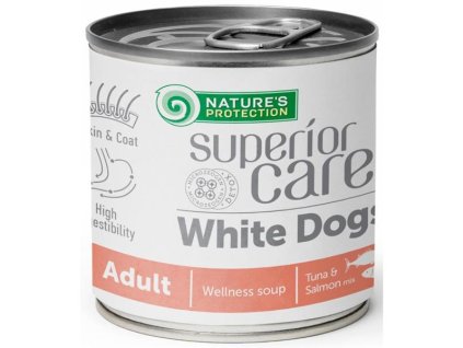 Nature's Protection Superior Care Dog Soup Adult White Salmon&Tuna 140 ml