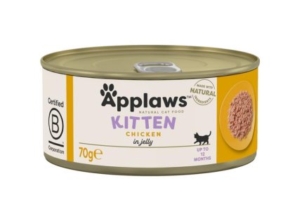 Applaws Kitten konzerva jemné kuře 70 g