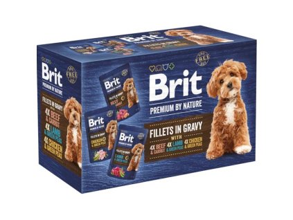 Brit Premium by Nature Dog Fillets in Gravy Multipack (12x85g)