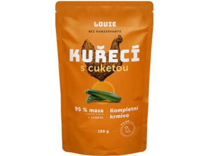 Louie kapsička pro psy kuřecí s cuketou 150g
