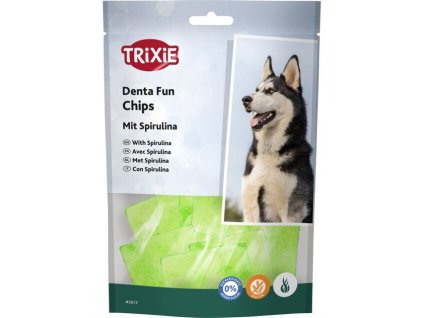 DentaFun žvýkací chipsy se spirulinou (Hmotnost žvýkacích chipsů 50 g)