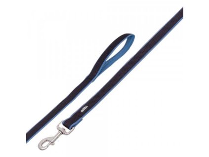 Vodítko nylon Mesh Preno 120cm x 20-25mm modré Nobby