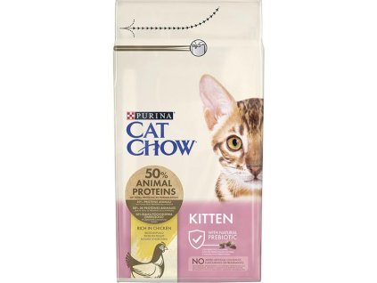 Purina Cat Chow Kitten - kuře 1,5 kg