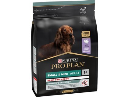 Pro Plan Dog Adult Small & Mini Grain Free Sensitive Digestion krůta 2,5 kg