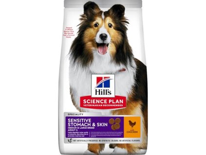 Hill's Science Plan Canine Adult Sensitive Stomach & Skin Medium Chicken 2,5 kg