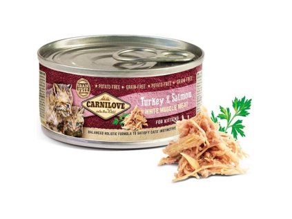 Carnilove Cat WMM konzerva Kitten Turkey & Salmon 100 g