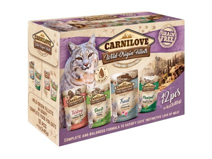 Carnilove Cat kapsička MULTIPACK (12x85g)
