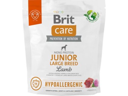 Brit Care Dog Hypoallergenic Junior Large Breed Lamb 1 kg