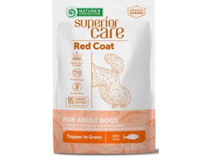 Nature's Protection Dog kapsička Superior Care Red Coat Adult Tuna 70 g