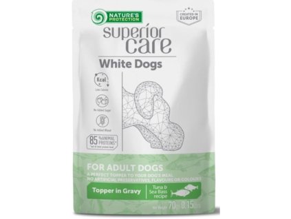 Nature's Protection Dog kapsička Superior Care White Adult Tuna and Sea Bass 70 g